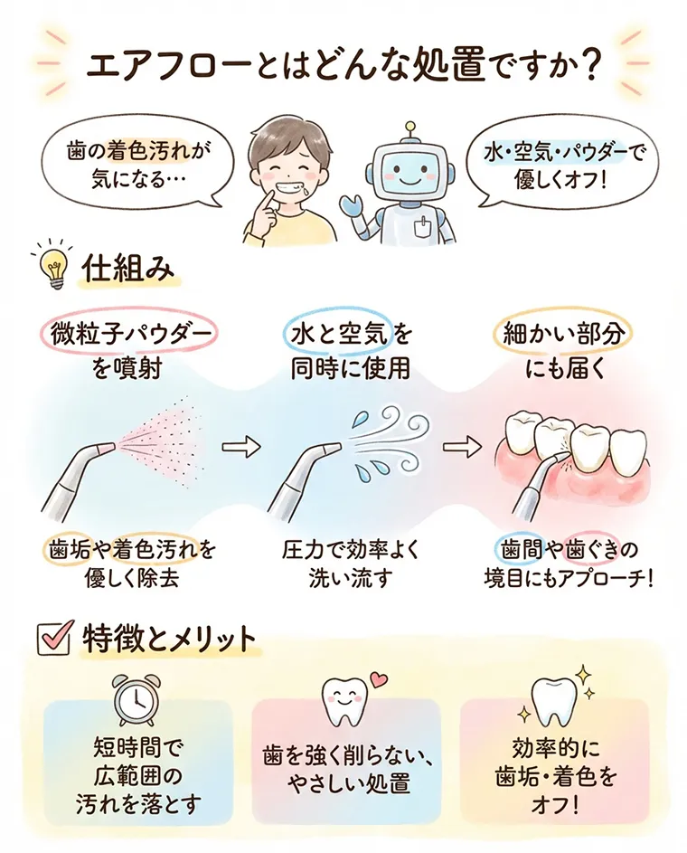 エアフローとはどんな処置ですか？