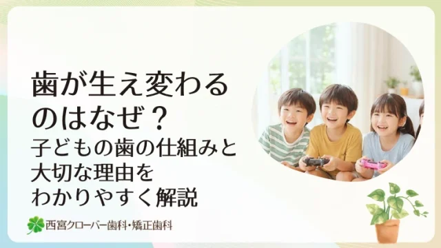 歯が生え変わるのはなぜ？子どもの歯の仕組みと大切な理由をわかりやすく解説