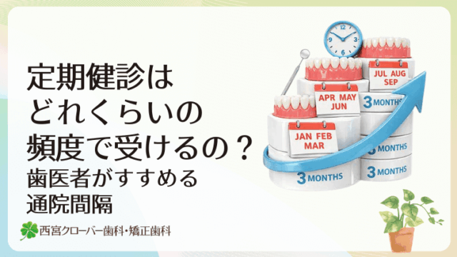 定期健診はどれくらいの頻度で受けるべき？歯医者がすすめる通院間隔